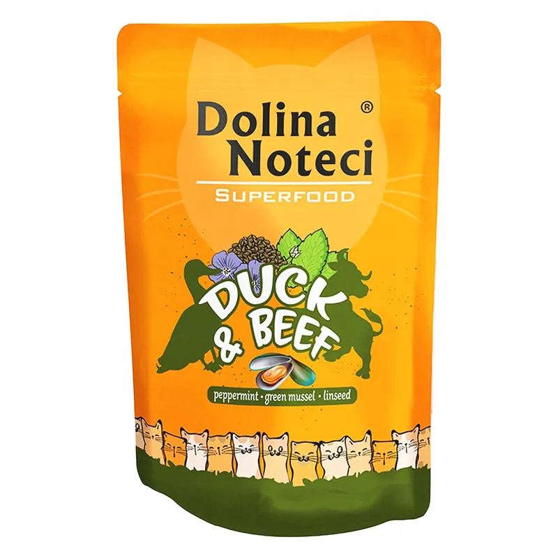 Oferta Dolina Noteci Superfood mokra karma dla kota 85g Kaczka Wołowina
