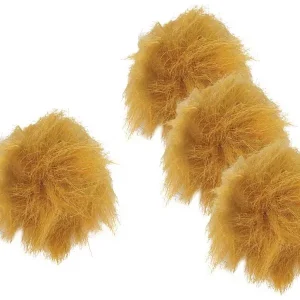 Okazja Kuleczki 4 szt. Happet K009 futro jasne 4cm
