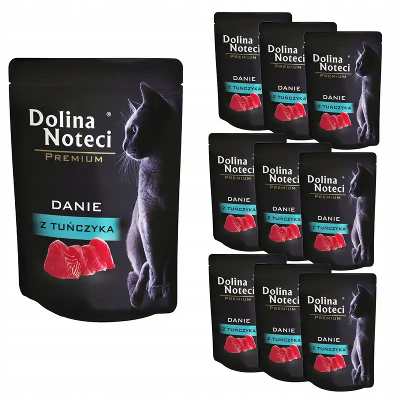Dolina Noteci Premium danie mokra karma dla kota 10 x 85g Tuńczyk Bezpieczna płatność