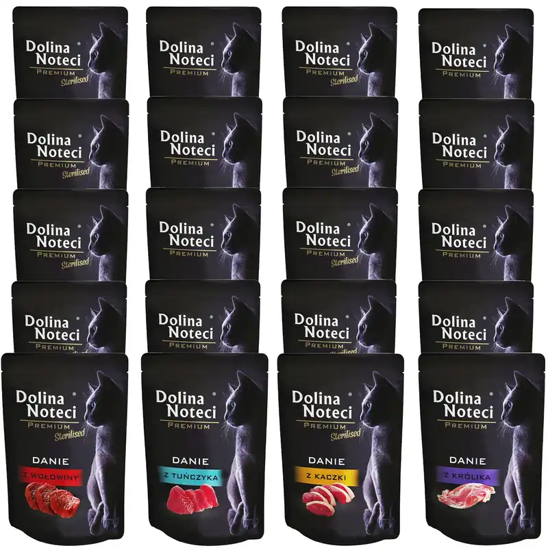 Taniej Dolina Noteci Premium danie mokra karma dla kota 20 x 85g Mix