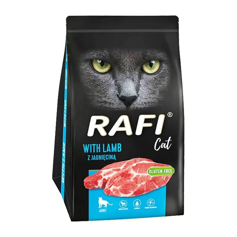 RAFI Karma sucha dla kota Jagnięcina 1,5 kg Ostatnia szansa