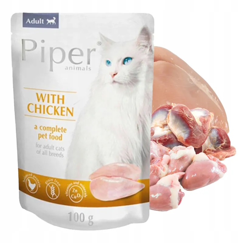 DOLINA NOTECI PIPER Karma mokra dla kota Kurczak 100g Bezzbożowa Kup online