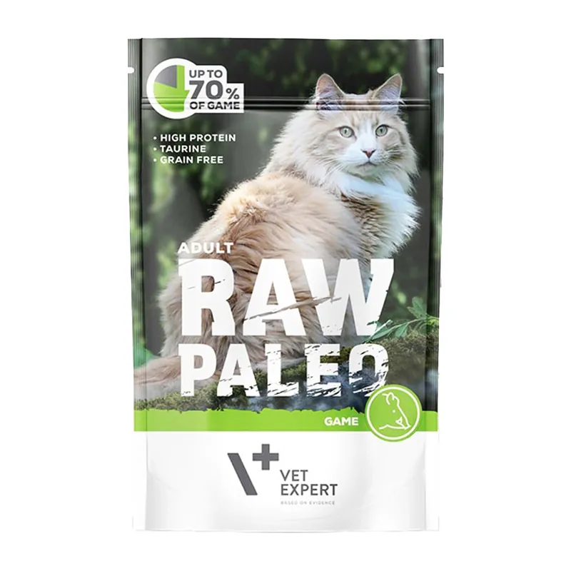 Raw Paleo Karma mokra dla kota Dziczyzna 100g Bezzbożowa Bezpieczne zakupy