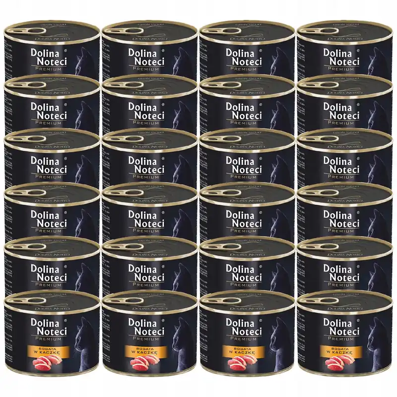 Kup online Dolina Noteci Premium mokra karma dla kota 24 x 185g Kaczka