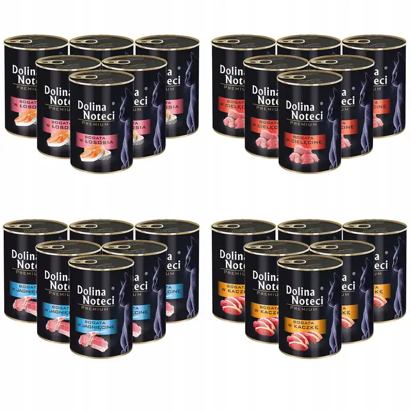 Ekspresowa dostawa Dolina Noteci Premium mokra karma dla kota 24 x 400g Mix
