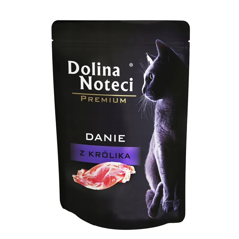 Nie przegap Dolina Noteci Premium Danie mokra karma dla kota 85g Królik