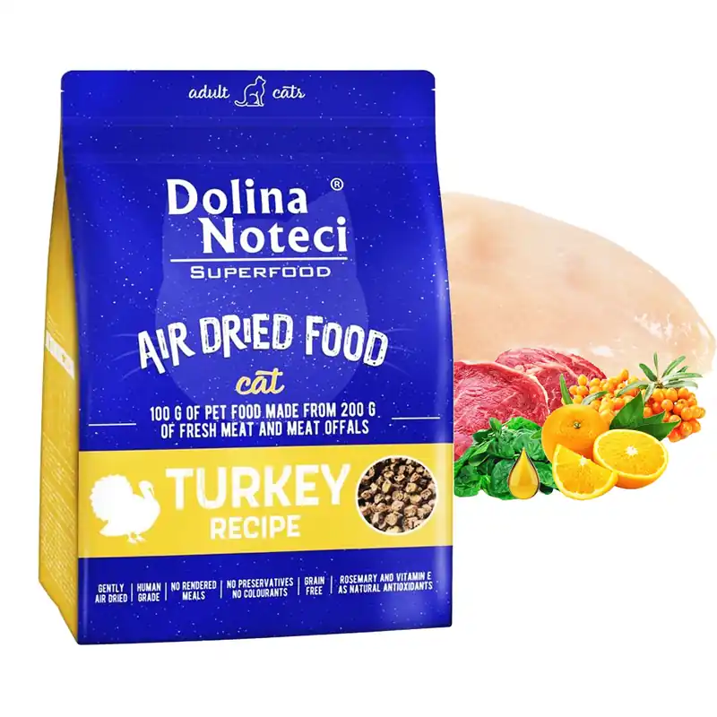 Dolina Noteci Superfood suszona karma dla kota 1 kg Indyk Obniżka ceny