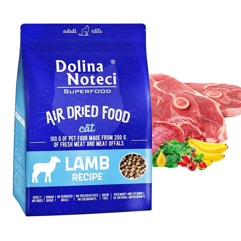 Dolina Noteci Superfood suszona karma dla kota 1 kg Jagnięcina Ograniczona ilość
