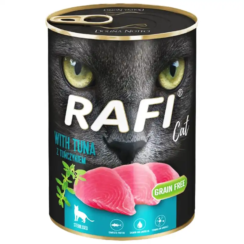 Super okazja RAFI CAT Karma mokra dla kota Tuńczyk 400g