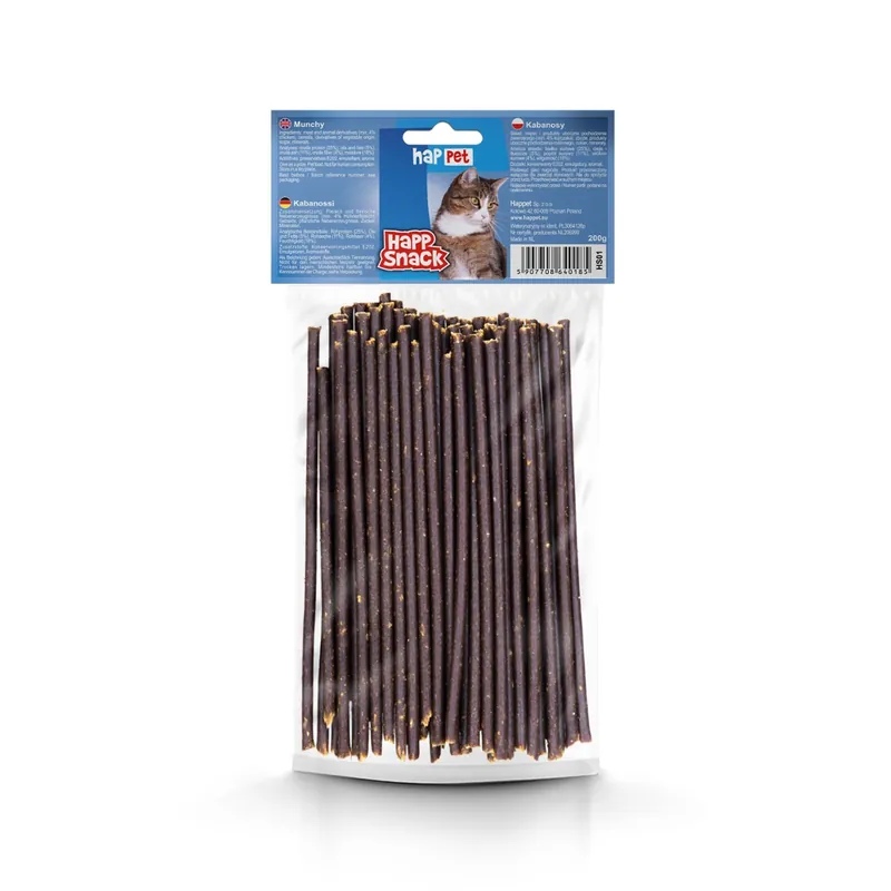 Happ Snack – Kabanosy dla kota 200g Happet Ostatnie sztuki