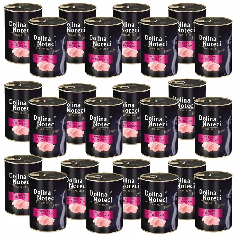 Super okazja Dolina Noteci Premium Junior mokra karma dla kociąt 24 x 400g Indyk