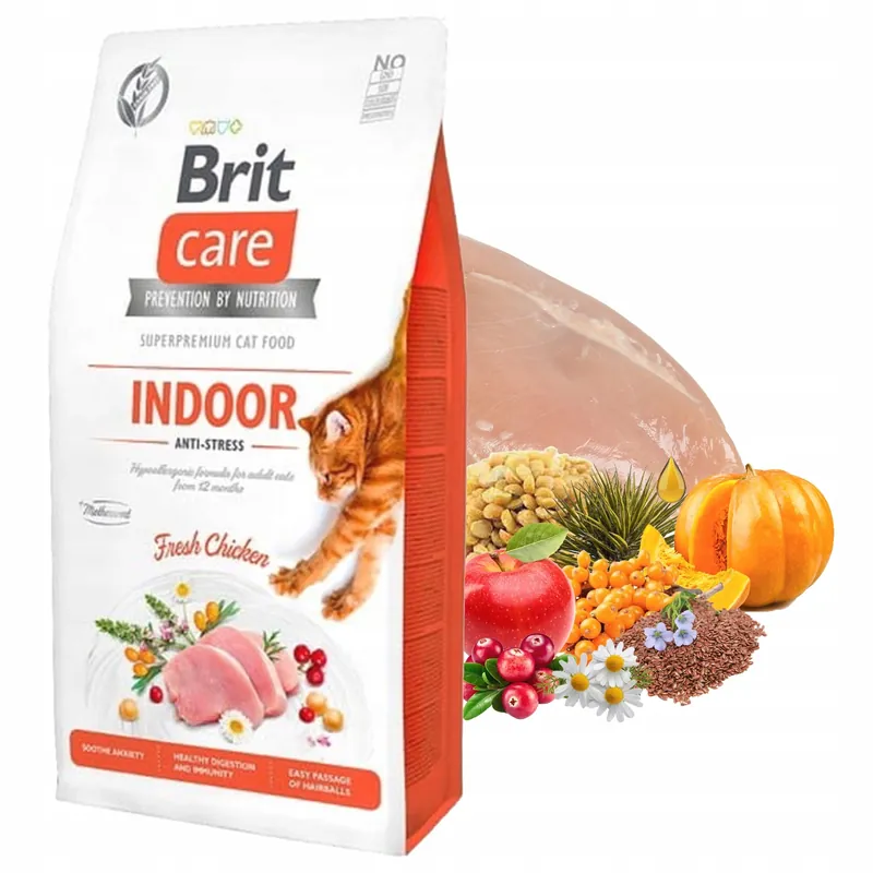 Dostępne od ręki Brit Care Indoor 7 kg Chicken sucha karma dla kota