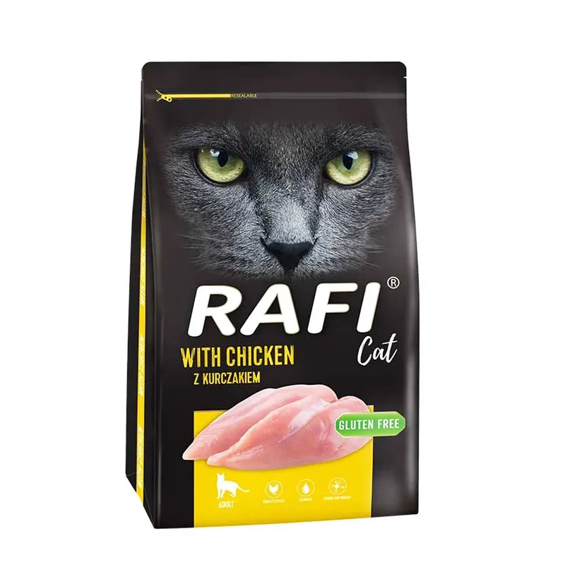 Ostatnia szansa RAFI CAT Karma sucha dla kota Kurczak 7 KG