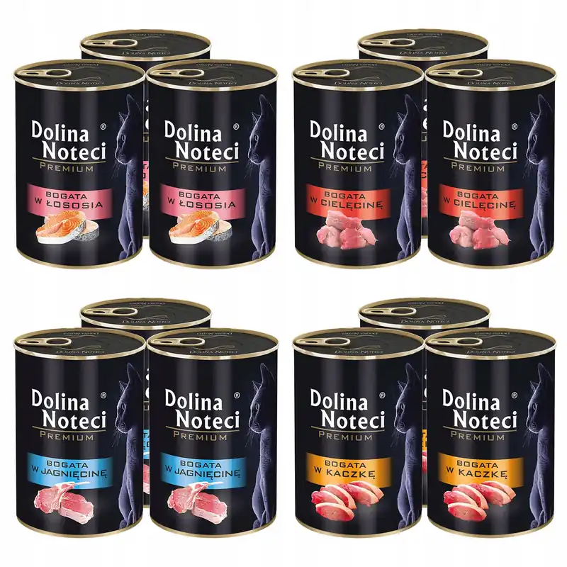 Dolina Noteci Premium mokra karma dla kota 12 x 400g Mix Super okazja