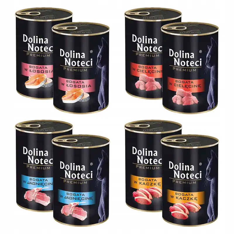 Cena promocyjna Dolina Noteci Premium mokra karma dla kota 8 x 400g Mix