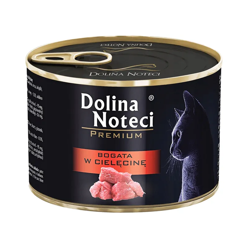 Sprawdź teraz Dolina Noteci Premium mokra karma dla kota 185g Cielęcina