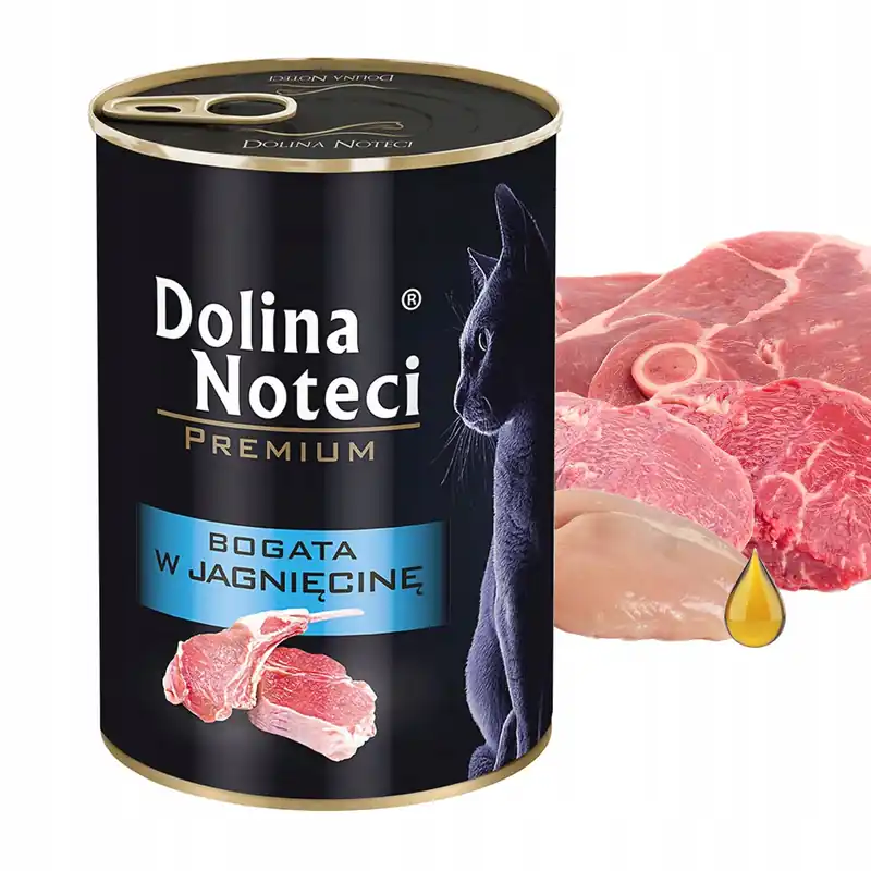 Wyprzedaż Dolina Noteci Premium mokra karma dla kota 400g Jagnięcina