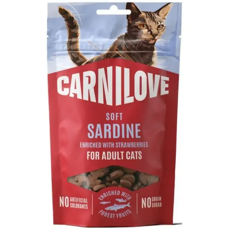 CARNILOVE CAT Soft Snack - miękkie przysmaki dla kotów - sardynki - 50g Sprawdź teraz