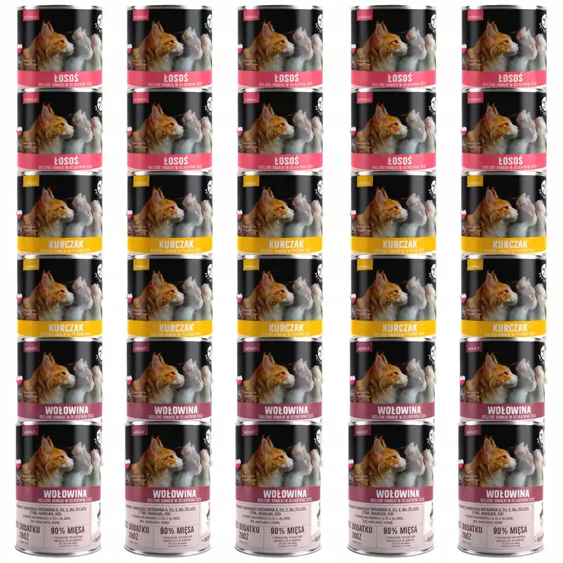 PET REPUBLIC karma mokra dla kota mix smaków 30 x 400g Bezzbożowa Szybka wysyłka