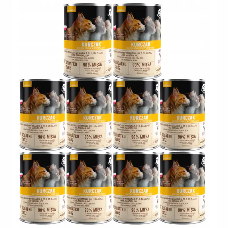 PET REPUBLIC karma mokra dla kota Kurczak 10 x 400g Bezzbożowa Dodaj do koszyka