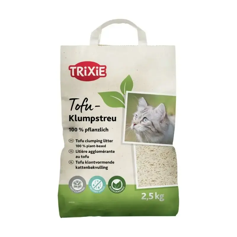 Sprawdź teraz TRIXIE – żwirek dla kota tofu, zbrylający – 2,5 kg