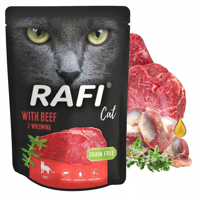 RAFI Karma mokra dla kota Dolina Noteci Wołowina 300g Kup teraz