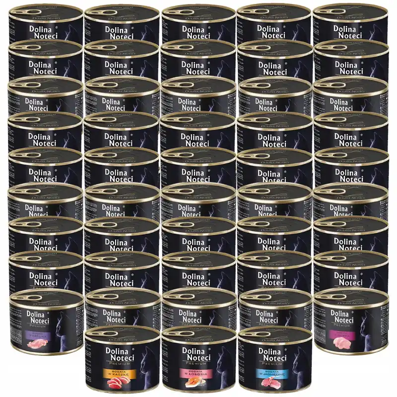 Dolina Noteci Premium 48 x 185g mix mokra karma dla kota Tylko do końca tygodnia