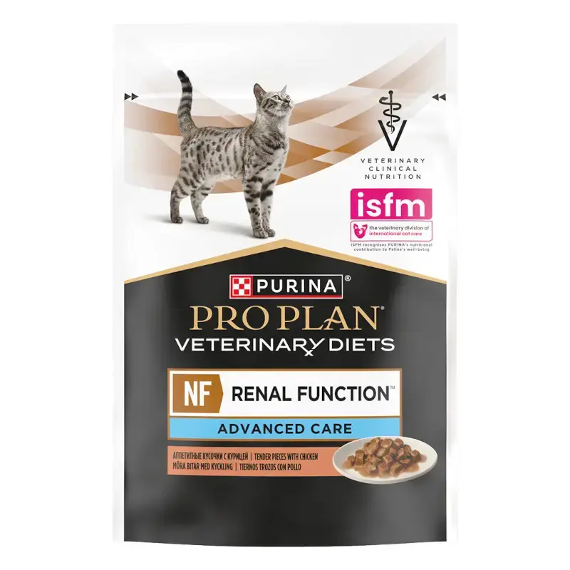 Ostatnia szansa PURINA PRO PLAN VETERINARY DIETS FELINE NF Renal Function Advanced Care - karma mokra dla kotów z problemami nerkowymi, saszetka 85g