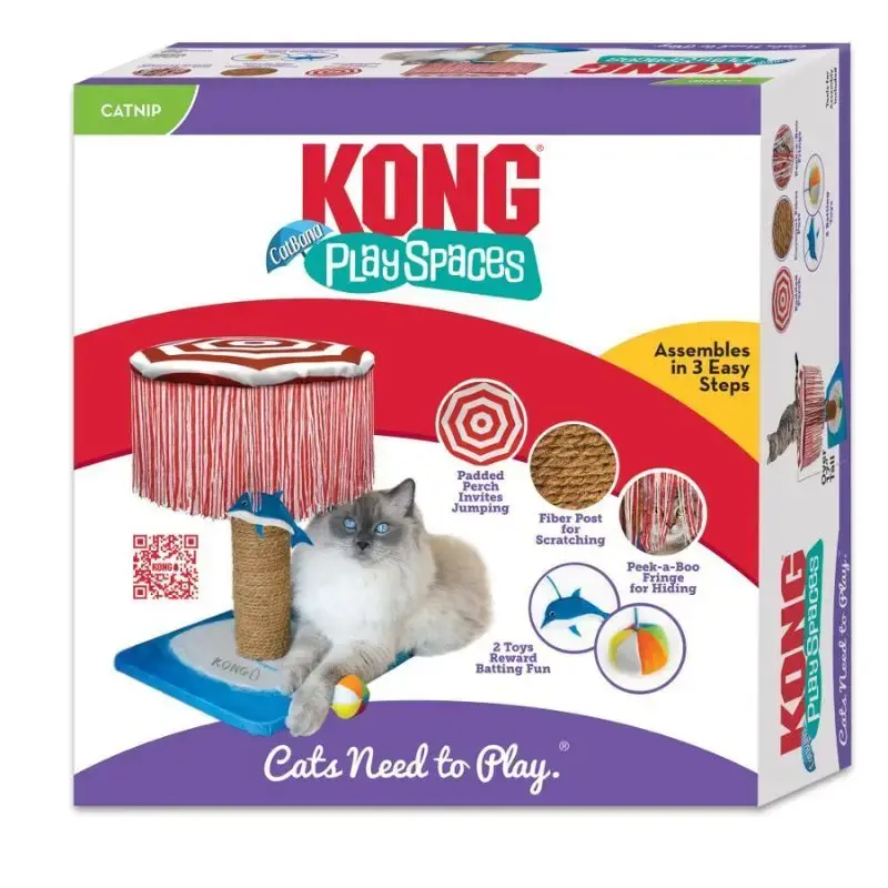 KONG Play Spaces CATbana - drapak dla kota z zabawkami - 43 cm Zamów dziś