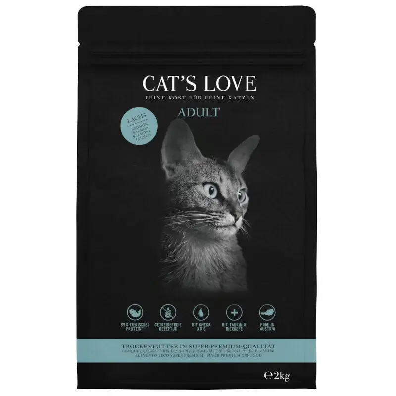CAT‘S LOVE Lachs - Sucha karma dla kota z łososiem Cena promocyjna