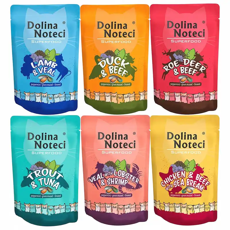 Dolina Noteci Superfood 6 x 85g mix karma mokra dla kota Oferta