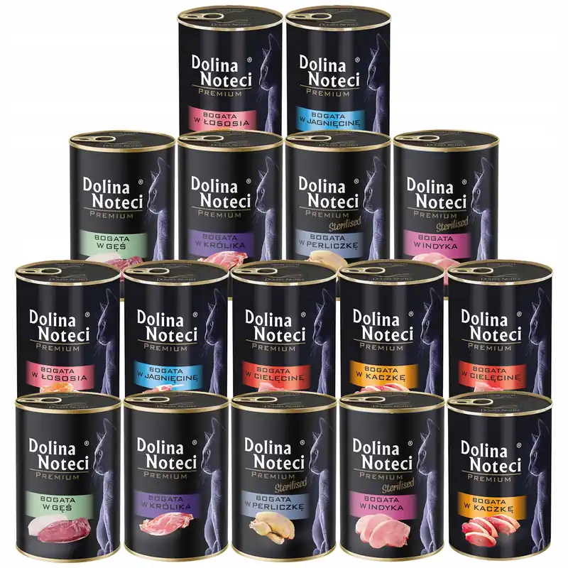 Oferta limitowana Dolina Noteci Premium Karma mokra dla kota 16 x 400g Mix Smaków