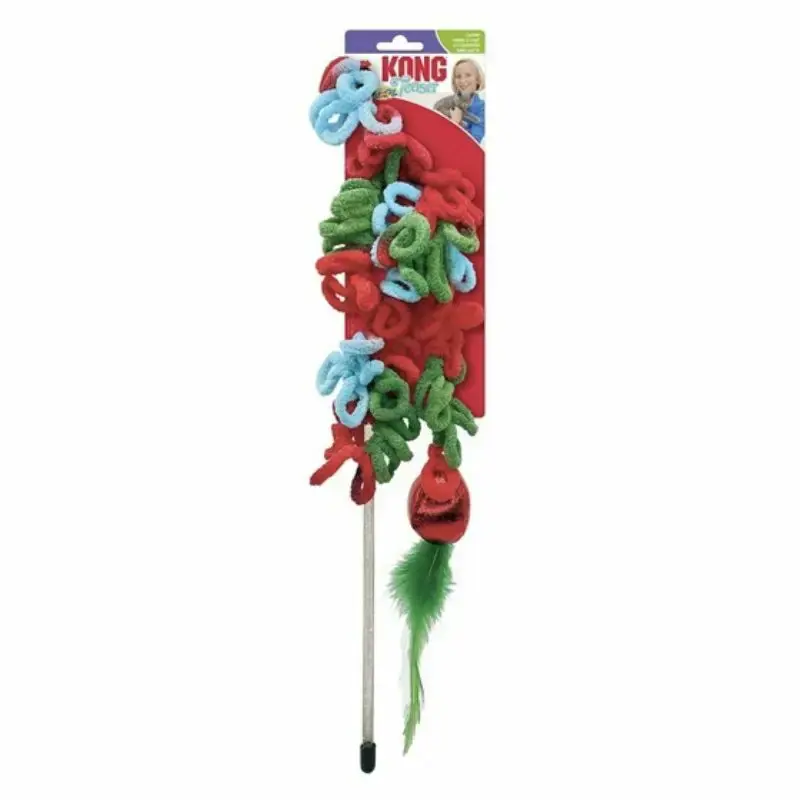 KONG HOLIDAY TEASER LOOPS - wędka - zabawka dla kota, 68 cm Bestseller