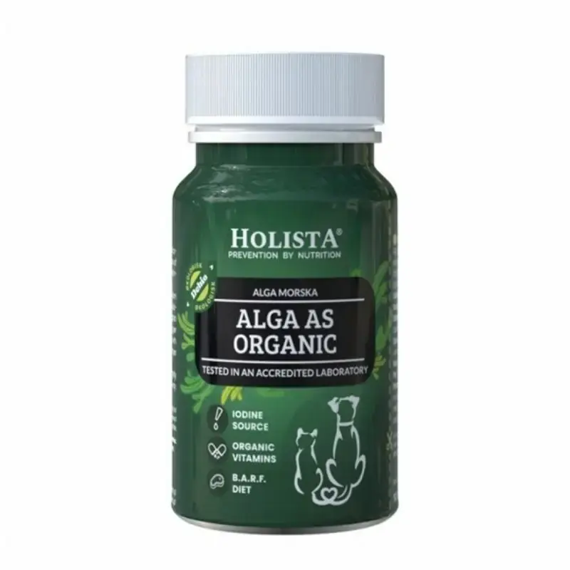 HolistaPets - Alga morska - Suplement dla psa i kota, 90 tabl Nowy