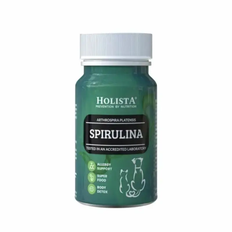 HolistaPets - Spirulina - Suplement dla psa i kota, 90 tabl Popularny