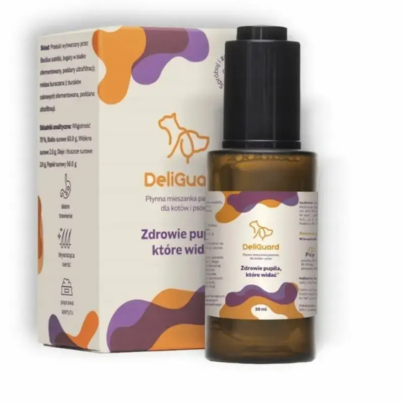 DeliGuard - postbiotyk wspierający odporność - dla psa i kota, 30 ml Ekspresowa dostawa