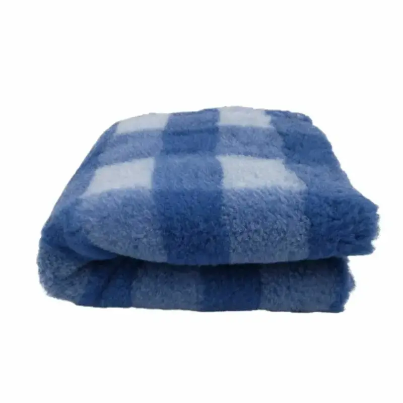 Wyjątkowa oferta Drybed mata dla psa i kota chłonna antypoślizgowa, krata błękit-granat Buba