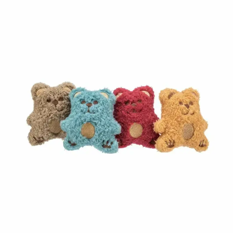 Okazja TRIXIE Pluszowy miś - zabawka dla kota, z kocimiętką, 8 cm
