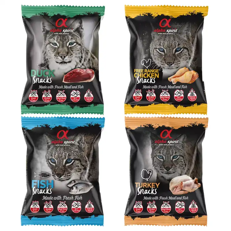 ALPHA SPIRIT Przysmak Treserki dla kota MIX 4x50g Nie przegap