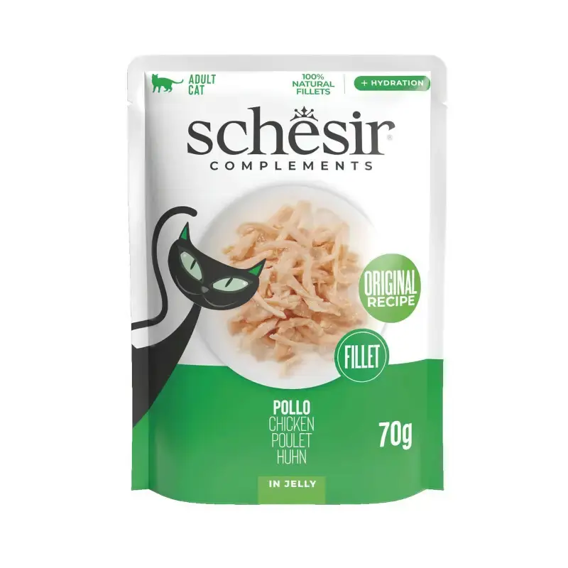 SCHESIR Complements kurczak w galarecie - mokra karma dla kota, saszetka 70g Dodaj do koszyka