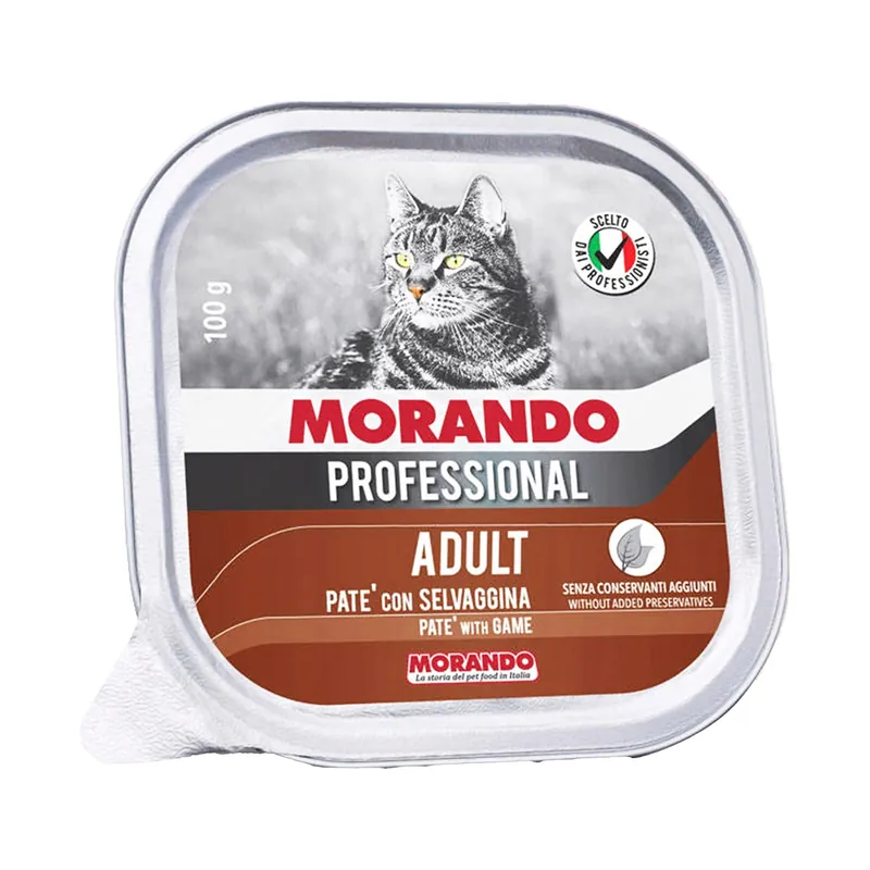 Wybór klientów Morando Pro karma mokra dla kota dziczyzna 100g