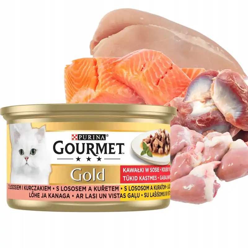 Kup online PURINA Gourmet Gold karma mokra dla kota Kurczak 85g