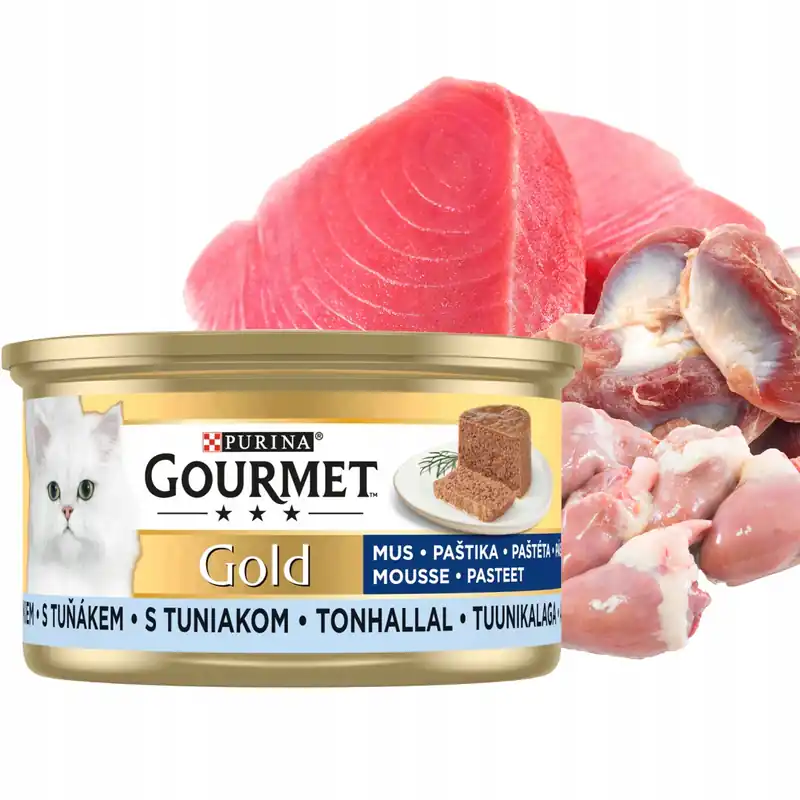 PURINA Gourmet Gold karma mokra dla kota mus Tuńczyk 85g Zamów dziś
