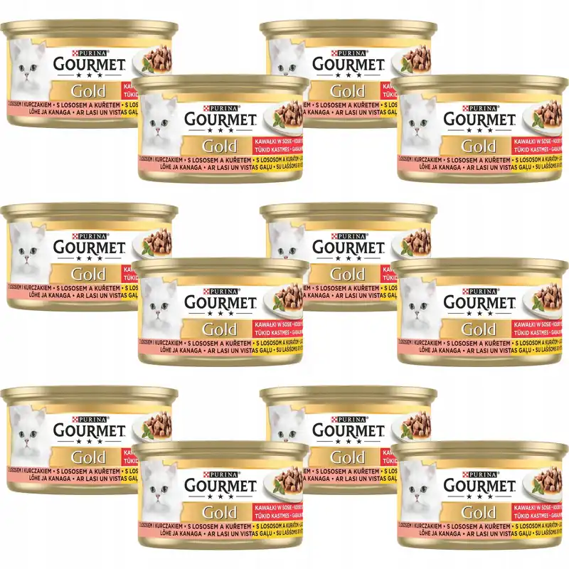 Zamów teraz PURINA Gourmet Gold karma mokra dla kota Kurczak 12 x 85g