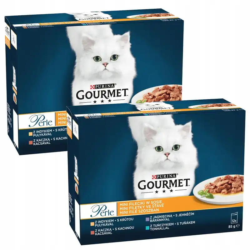 PURINA Gourmet Perle karma mokra dla kota mix smaków 24 x 85g Do wyczerpania zapasów