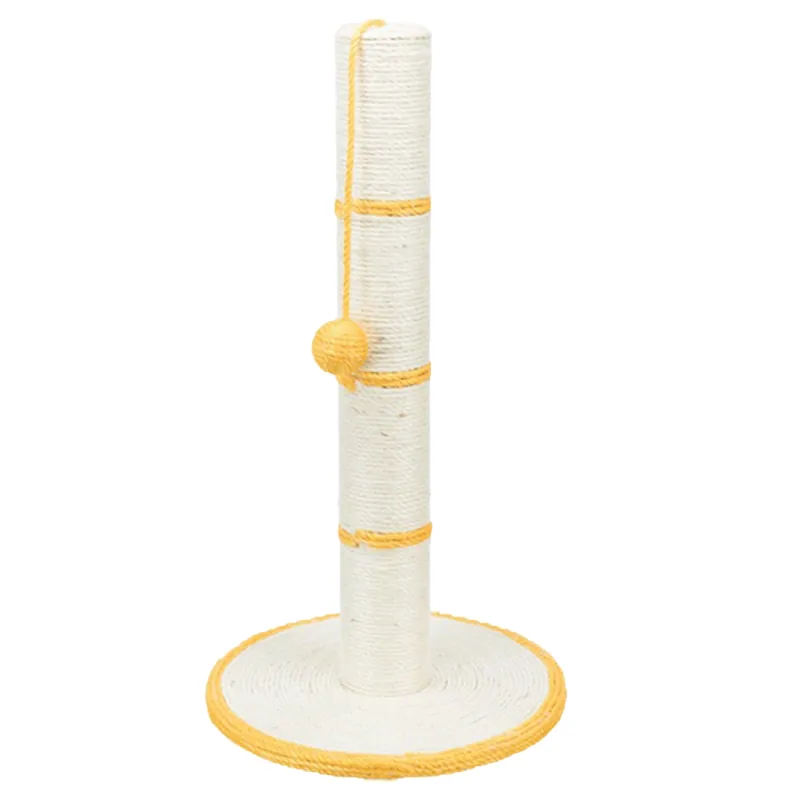 TRIXIE Drapak stojący z Piłką dla kota Żółty 50 cm 1 szt Bezpieczne zakupy