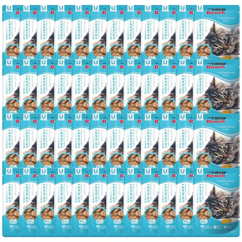 Wybór klientów Super BENEK Karma mokra dla kota URINARY 48 x 100g