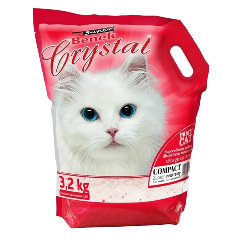 Oferta limitowana Żwirek silikonowy dla kota SUPER BENEK Crystal Compact 7,6L