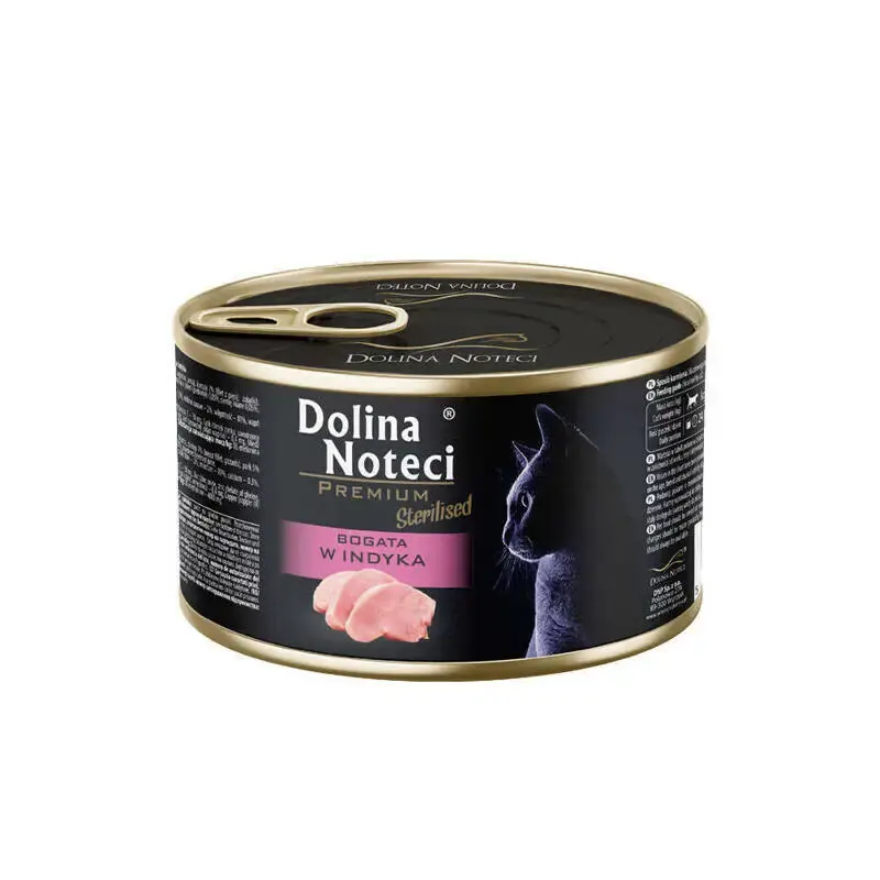 Premium DOLINA NOTECI Premium Sterilised- karma mokra dla dorosłych kotów, indyk