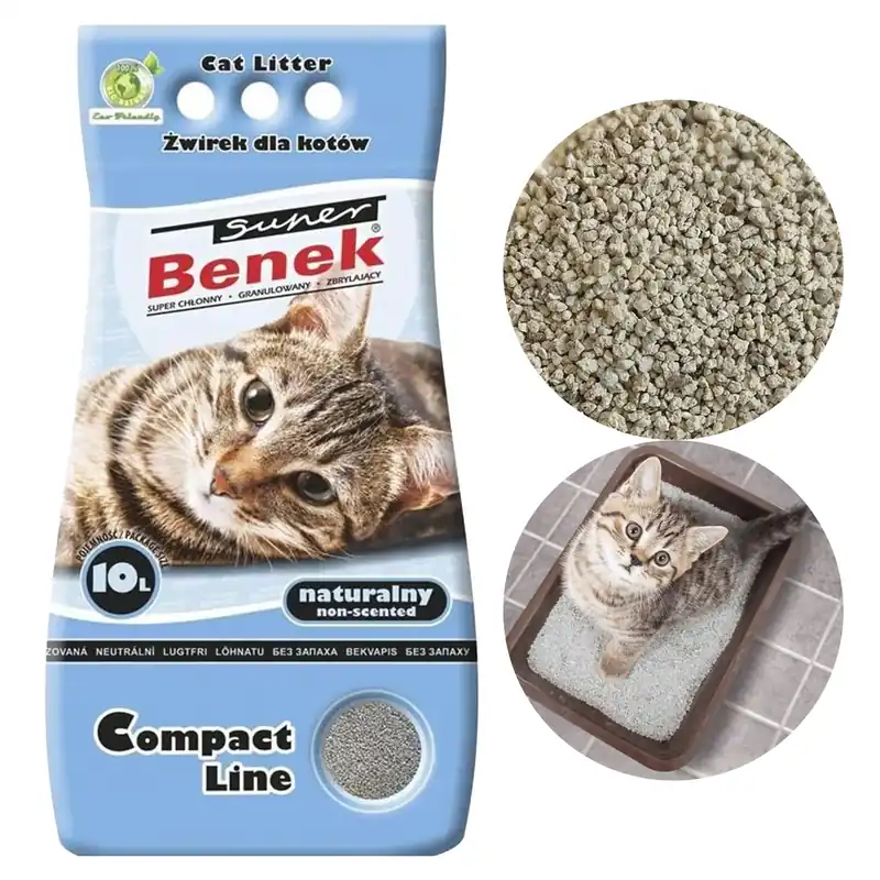 Promocja SUPER BENEK Żwirek zapachowy dla kota Compact 10L